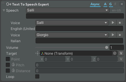Text to Speech Expert Action