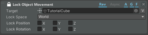 Lock Object Movement