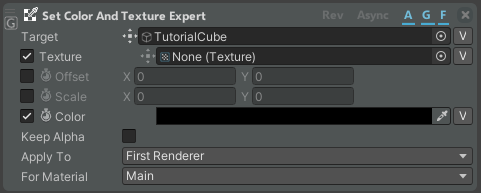 Set Color and Texture Expert