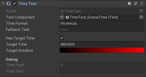 Time Text