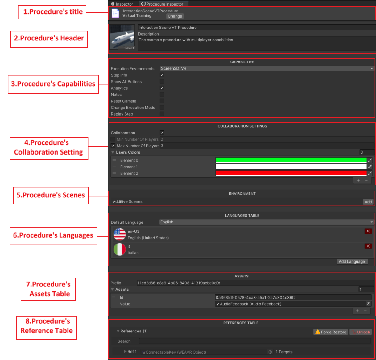 Procedure file from Inspector